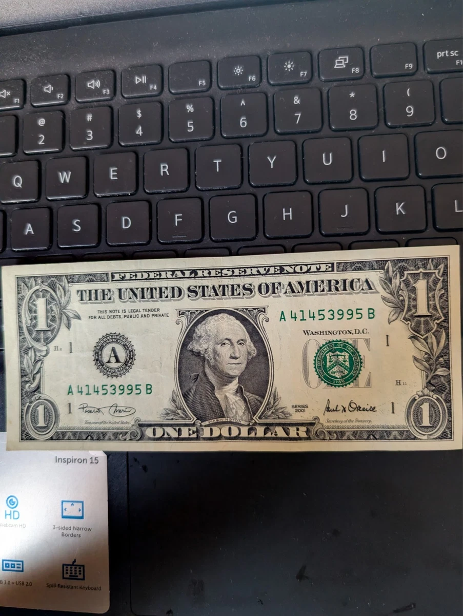 2001年 アメリカ合衆国 1ドル銀貨 1オンス2枚 Circulated $1 2001 US Federal Reserve Small Notes for sale | eBay