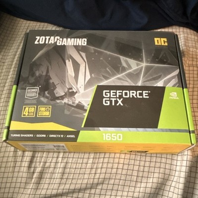 ZOTAC GAMING GeForce GTX 1650 4GB GDDR6 Super Compact FireStorm HDMI PCIe