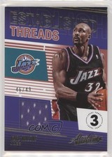2018 Absolute Memorabilia Established Threads Level 3 45/49 Karl Malone HOF we1
