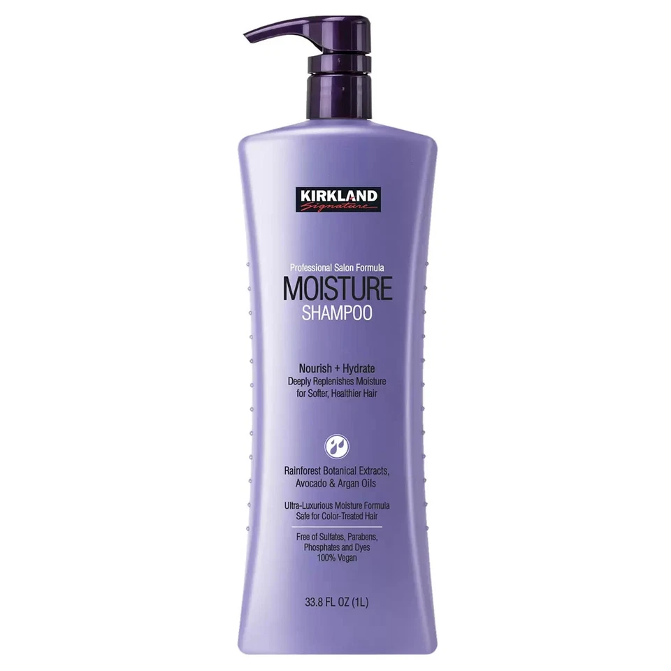 Kirkland Signature Professional Salon Formula Moisture 1L Shampoo 1L Conditioner - Image 4 of 4