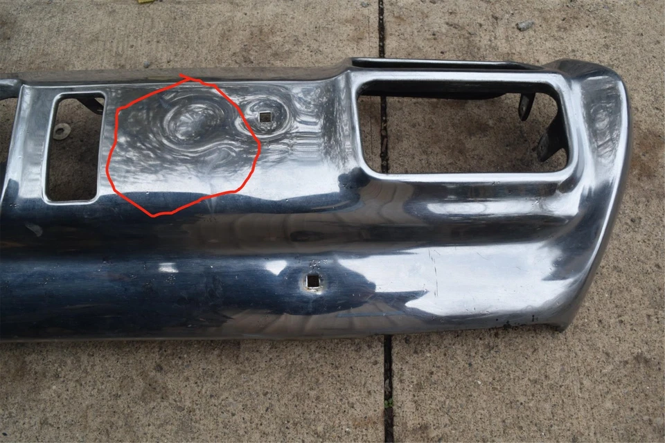 1971 1972 年 Oldsmobile Cutlass 后保险杠核心 71 72 — 第 2/4 张图片