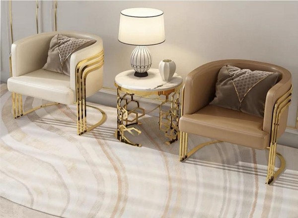 Sessel Club Lounge Design Lehn Stuhl Polster Sofa 1 Sitzer BüRo Einrichtung Neu-image