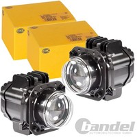 2X Hella Led LINSEN-SCHEINWERFER Rund 24V Scheinwerfer Satz | 1BL 010 820-811