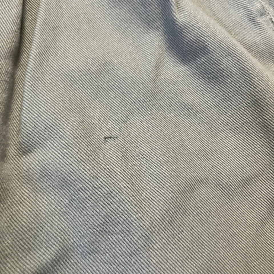 Calça jeans feminina Topshop tamanho 2 cinza plissada frente perna larga alta RIse - Imagem 2 de 4