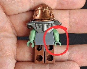 Lego Castle Troll Warrior 5 Minifigure cas375 from 7037 7048 PLEASE READ 