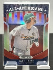 2019 Panini Prizm Draft Picks Red - #22 - Kody Hoese - Tulane Green Wave