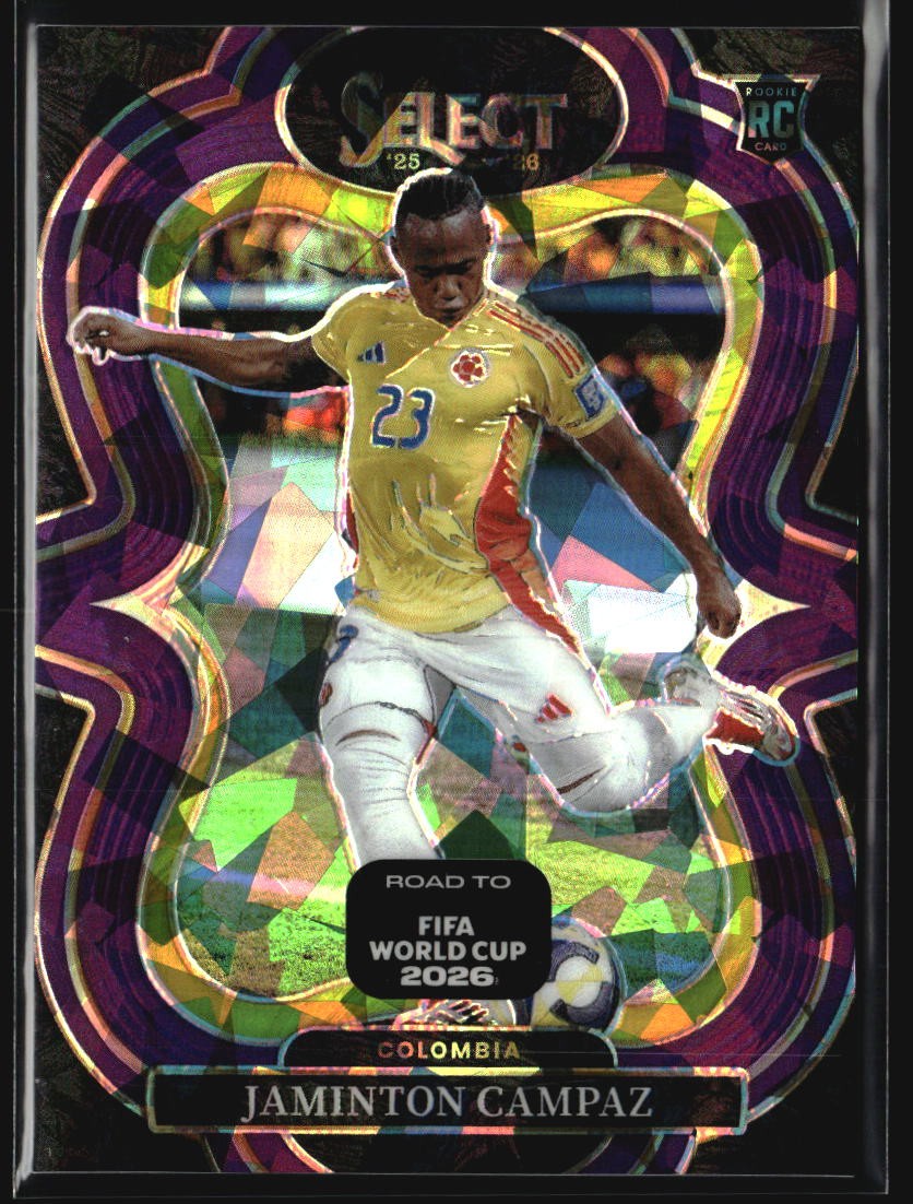 2025-26 Select Road to FIFA WC Jaminton Campaz #111 Purple Ice RC Colombia /599