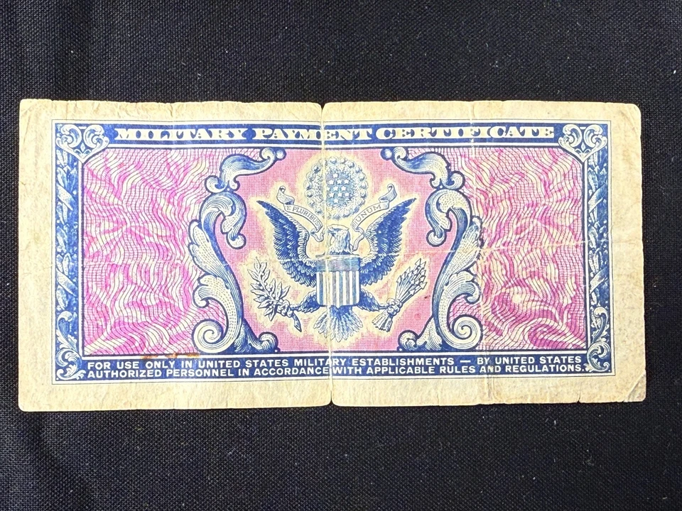 1951 U.S. 5 Cents Military Payment Certificate Series 481  P#M22  SPC1608 - Image 2 of 2