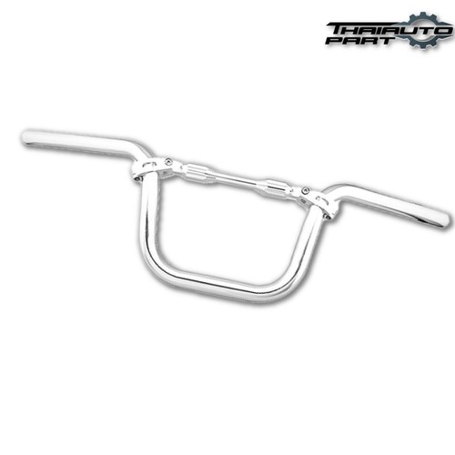 For Honda Z Monkey 125 MSX GROM 125 Hight 21cm Handle Bar White Motorcycle - Picture 4 of 6
