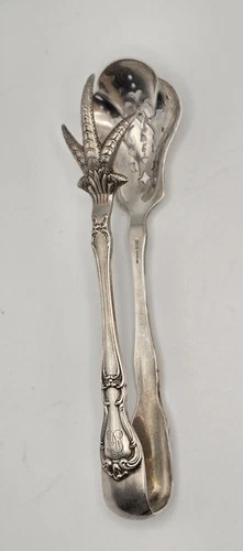 Sterling Silver Tongs by Gorham and Co Sterling Silver Circa 1900