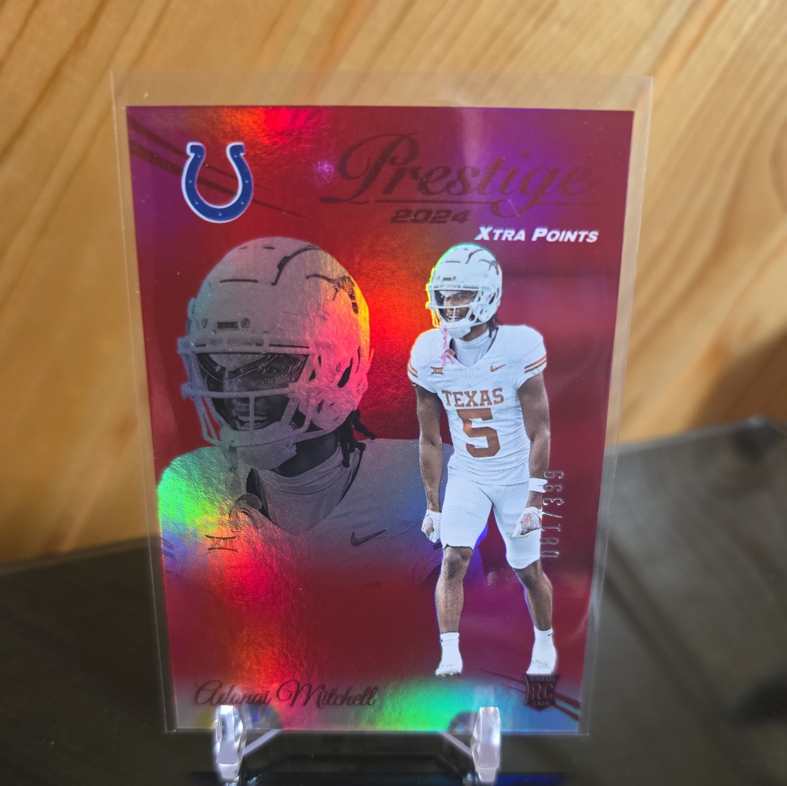 2024 Panini Prestige #325 Adonai Mitchell RC Xtra Points Red /399 -Colts-