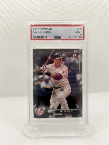2017 BOWMAN #32 AARON JUDGE PSA 9