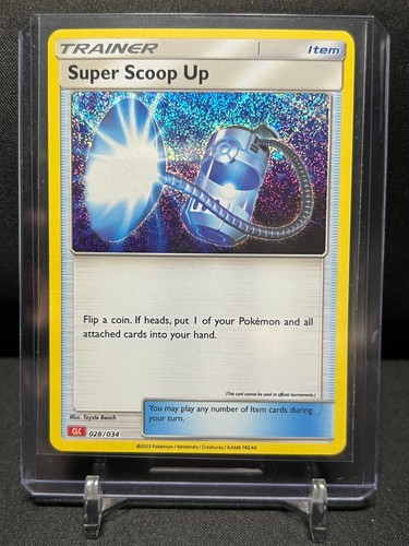 Super Scoop Up 028/034 Holo Pokémon 2023 CLC Classic Charizard Deck NM
