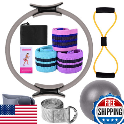 Karlak Yoga Sets for Women Pilates at Home Equipment Pilates Magic Ring Booty Ba