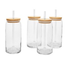 Insulated Tumbler Cups with Lids and Straws, 20oz Reusable Glasses, Set of 4