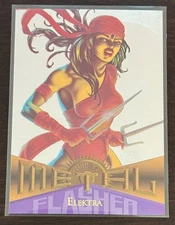 MARVEL METAL SILVER FLASHER 1995 FLEER