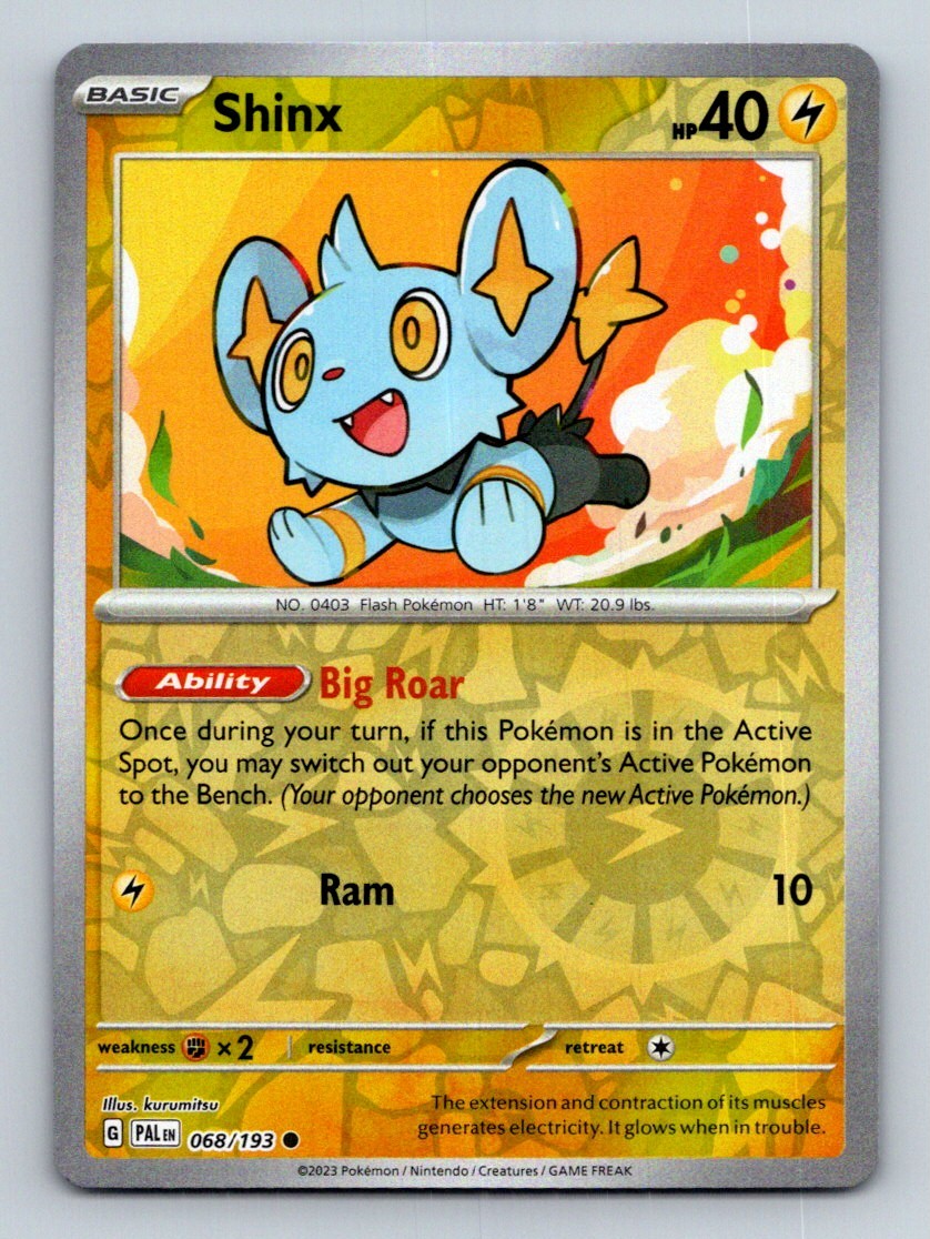 #68 Shinx 2023 Paldea Evolved ^ Reverse Holo
