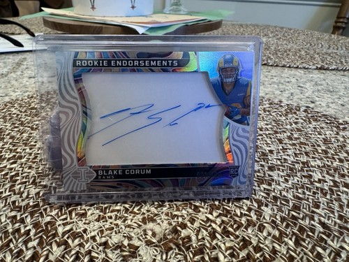 2024 Panini Illusions Rookie Endorsements Blake Corum /199 # RE-BCM On Card Auto
