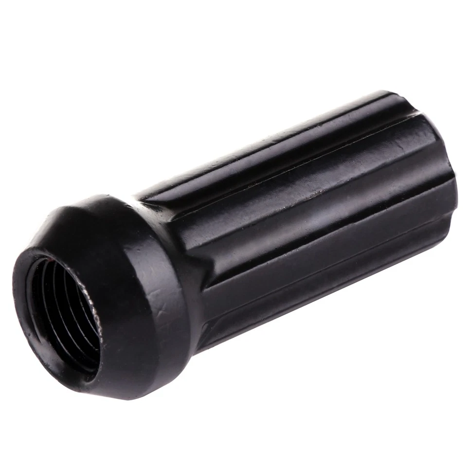 24Pcs 14x1.5mm 2.00'' Tall Black Lug Nuts & 2 Keys For 2002-15 Cadillac Escalade - Image 3 of 4