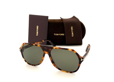 Tom Ford  HAYES FT0934 53N Blonde Havana  / Green  59mm  Sunglasses