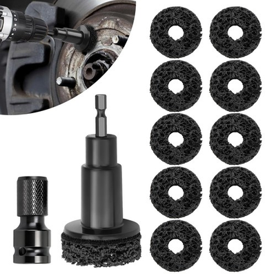 #ad #ad 12in1 Wheel Stud Hub Cleaner Rust Removal Kit for Brake Disc Polishing Grinding $15.98