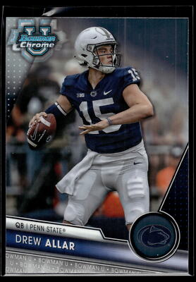 Drew Allar 2023 Bowman University Chrome E Card #113