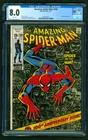 Amazing Spider-Man 100 CGC 8.0 VF  white pagesANNIVERSARY LEE ROMITA MARVEL 1971