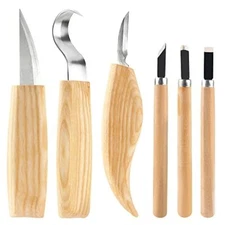 Wood Whittling Kit For Beginners Razor Sharp Wood Carving Knife Set In Beautiful