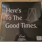 Essential Elements Gold Glitter Champagne Flutes 50 per box