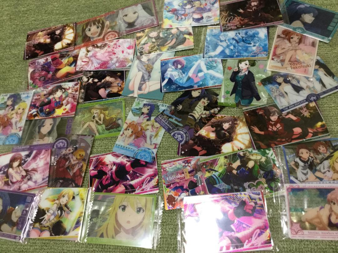 THE IDOLM@STER tcg trading card lot 35 Chihaya wafer azusa