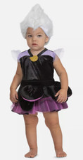 Disney Baby Ursula 3 PC Halloween Costume Infants sz 12-18 mo Little Mermaid NEW