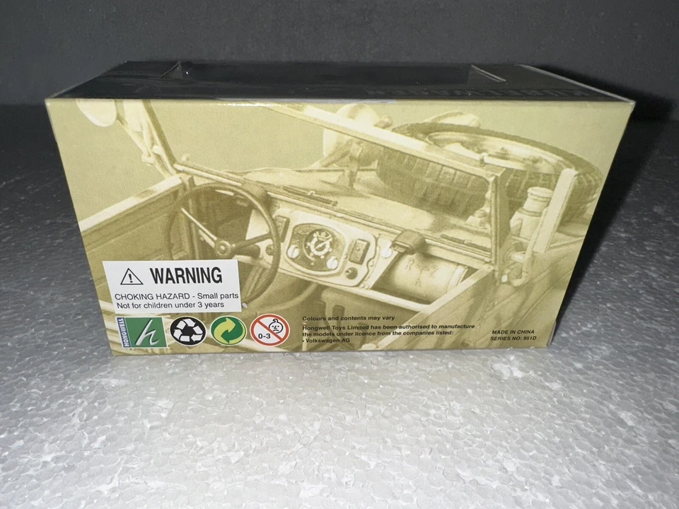 Cararama, escala 1/43, Volkswagen Kubelwagen, tipo 82 cerrado, artículo #951D Foto 4 de 4