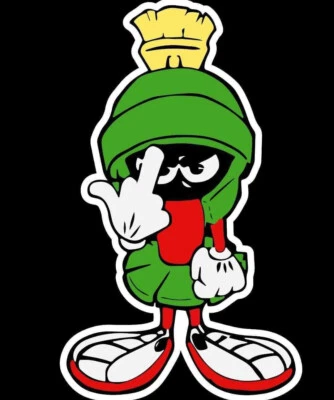 POPART Marvin The Martian Sticker Decal