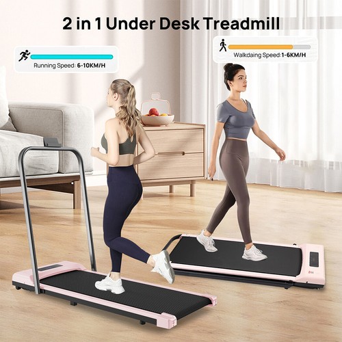 Electric Walking Pad Treadmill Exercise Treadmills Fitness Office Home Running - Picture 9 of 14