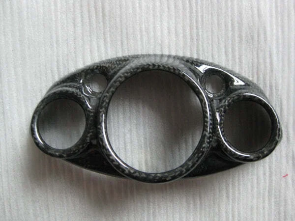 Cubierta silenciadora de tubo de escape para Triumph Daytona 675 06-12 fibra de vidrio de carbono Foto 3 de 4