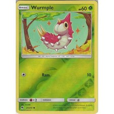 23/214 Wurmple Common Reverse Holo: Pokemon Trading Card Game SM-08 Lost Thunder