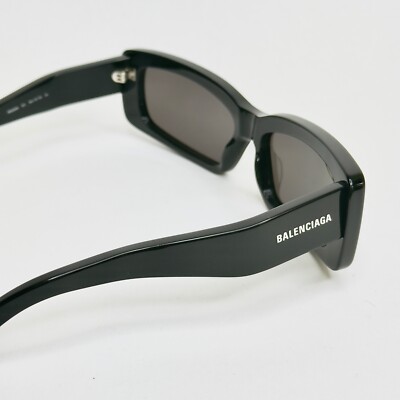 BALENCIAGA HAMPTONS SQUARE 0286 Black Fashion Wavy Sunglasses