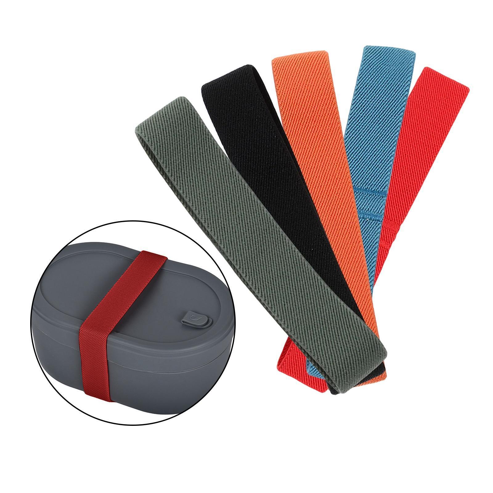 SOIMISS Bento-Bänder 4 Stück - Elastische Lunchbox-Gurte Für Sicheren Transport