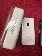 Apple Iphone 5C 16 GB white & Black Otter Protector Case