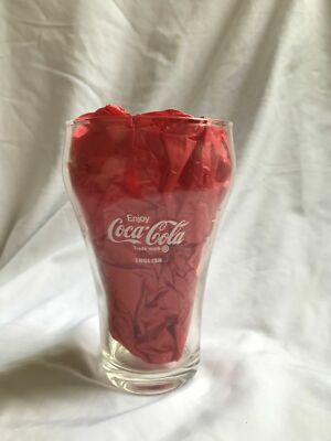Vintage 1976 Coca-Cola Drinking Glass in 5 Different Languages 5  Tall Coke cup