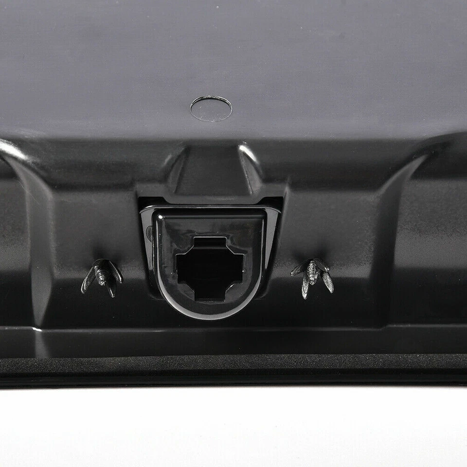 Soporte de matrícula negro para manija de puerta de carga trasera apto para Ford E150 E250 E350 Foto 4 de 4