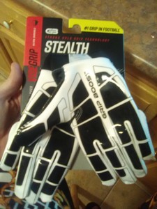 grip boost stealth football gloves