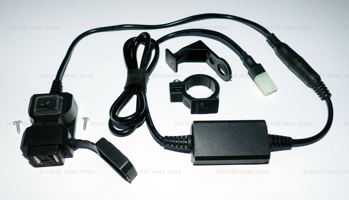 Kit Double USB 120cm pour Yamaha YZF R1 et R6 - Chargeur Électronique Premium Moto Sport
