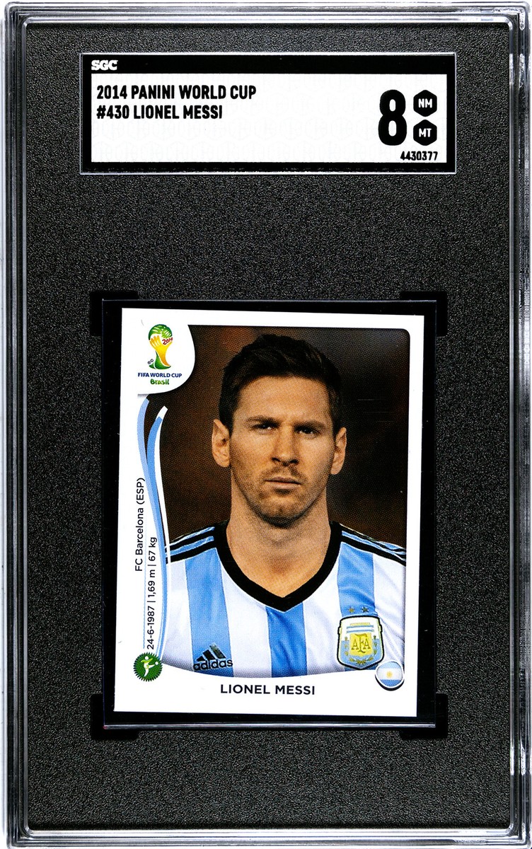 Panini Sticker Card Lionel Messi # 430 World Cup Brazil 2014