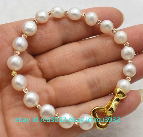 Collana Di Perle Nere Baroque D'Acqua Dolce 8-9mm - 18 Pollici - Naturale, Non Trattato