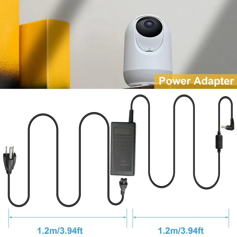 12V 5A AC Adapter Charger For Acer BenQ AOC LED LCD Monitor Power Supply Cord - Image 4 of 4