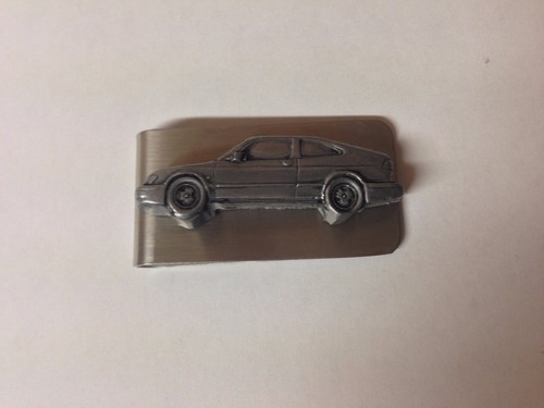 Saab 9.3 Circa 1998 ref227 Pewter Effect car emblem on a stunning Money Clip