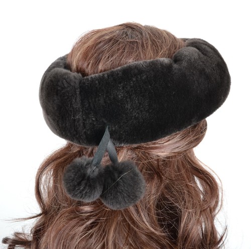 Z250 GESCHORENES NERZ STIRNBAND PELZSTIRNBAND PELZ KOPFBAND - MINK FUR HEADBAND - Picture 6 of 12