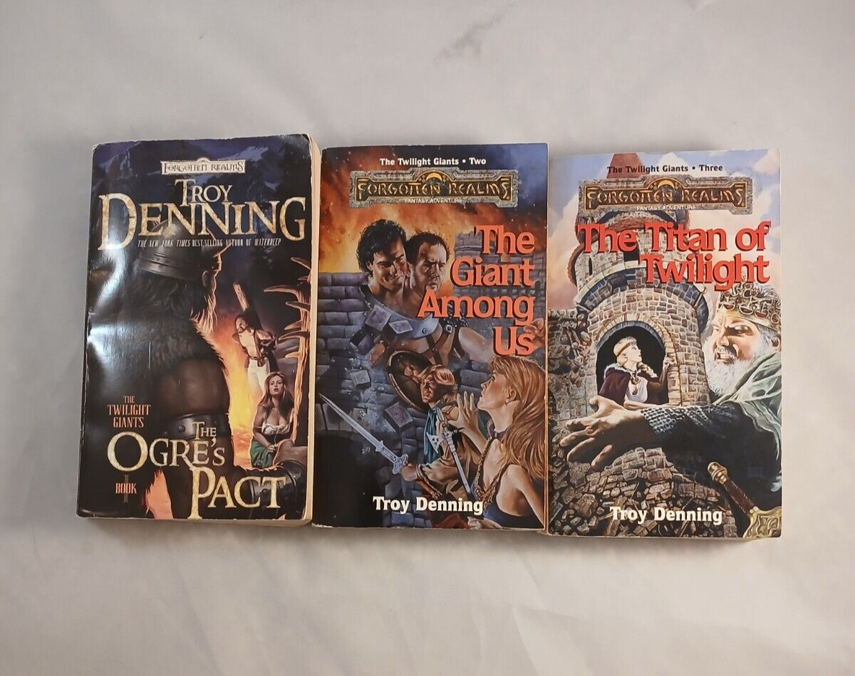 Lot 3 PB 1st Ed Forgotten Realms Denning Twilight Giants Ogre's Pact Titan