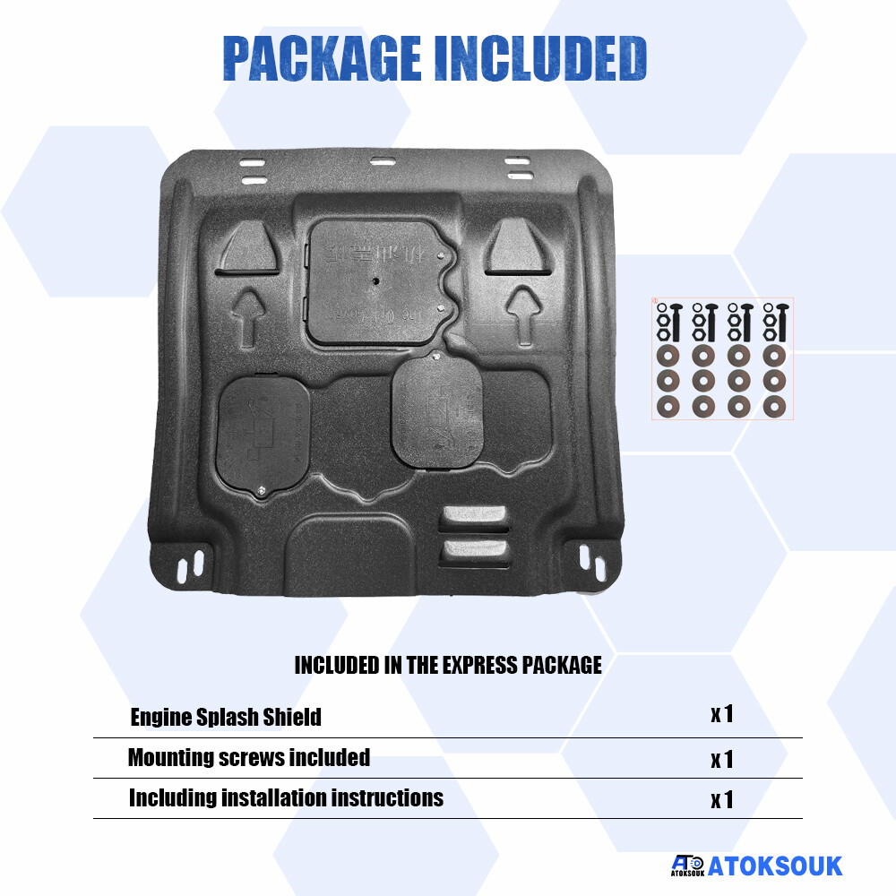 For Cadillac XTS 2013-2019 Under Engine Splash Guards Front Engine